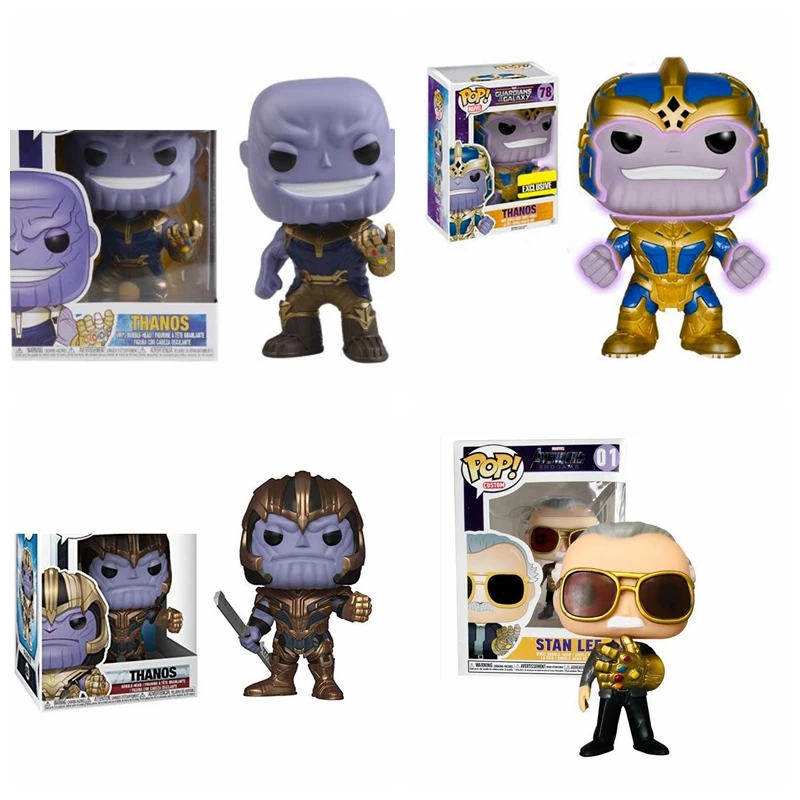 Funko Pop Thanos Action Figure | Collection Model Toys | Stan Lee Funko Pops  - Funko Pop - Aliexpress