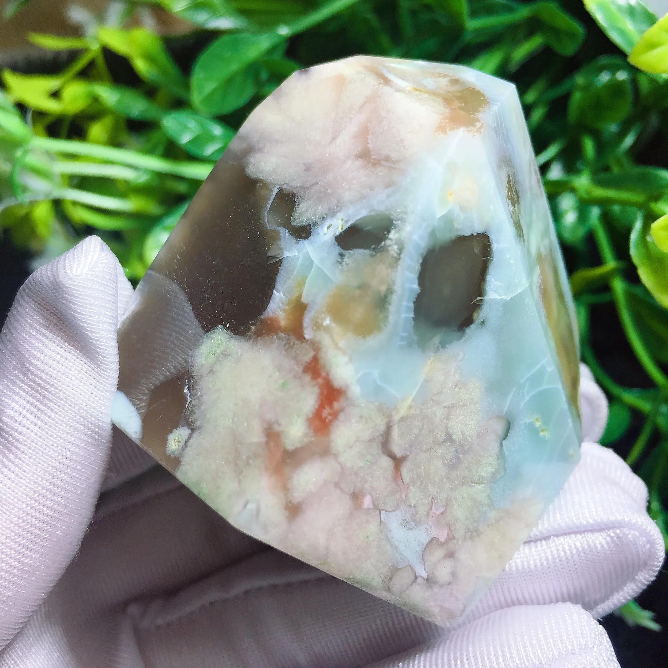 Green Flower Agate Freedom 2406