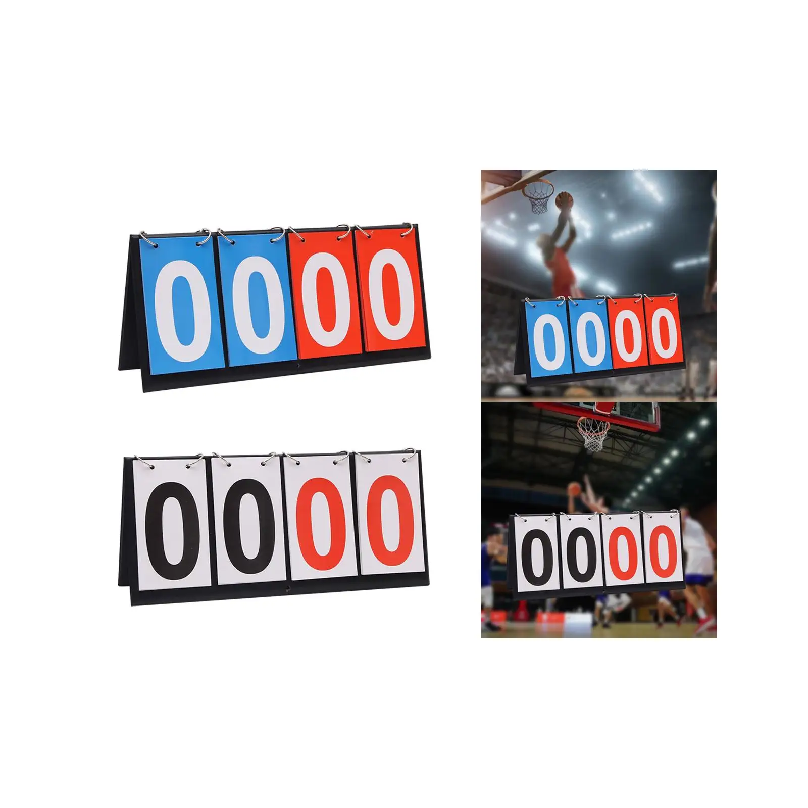 Tabletop Scoreboard Desktop Score Counter Scorekeeper Score Keeper for Outdoor Sports Team Games Volleyball Pingpong Ball Tennis