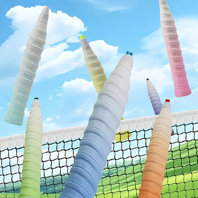 Non-slip Badminton Racket Handle Grip Gradient Overgrip Tape Winding Tennis Racket Rubber Grip Racquet Supplies Outdoor Sports racket grips racket tape badminton overgrip