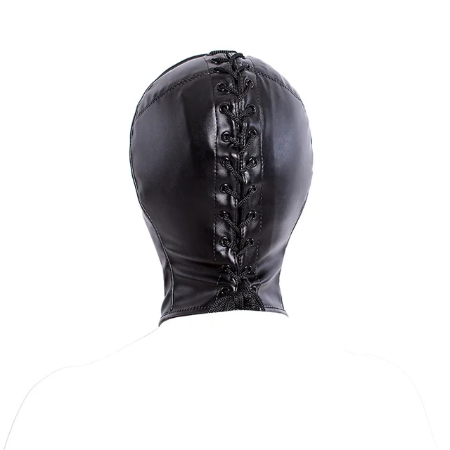 Double Leather Mask with Zipper 4
