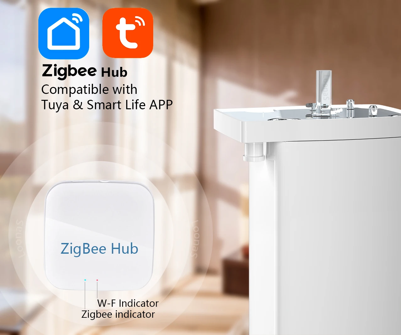 Short, Tuya, Zigbee, Intelligent, Support Voice Control, Alexa, Google Assistant