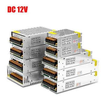 DC 스위치 전원 공급 장치, LED 변압기 어댑터 블록, LED 스트립용 소스 유닛, 12V, 1A, 2A, 3A, 5A, 6.5A, 8.5A, 10A, 15A, 20A, 25A, 30A, 33A