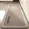 Carpet for Kitchen Absorbent Floor Mat Pvc Anti-slip Entrance Doormat Bathroom Toilet Area Rug Non-slip 주방 카펫 Alfombra De Cocina 1