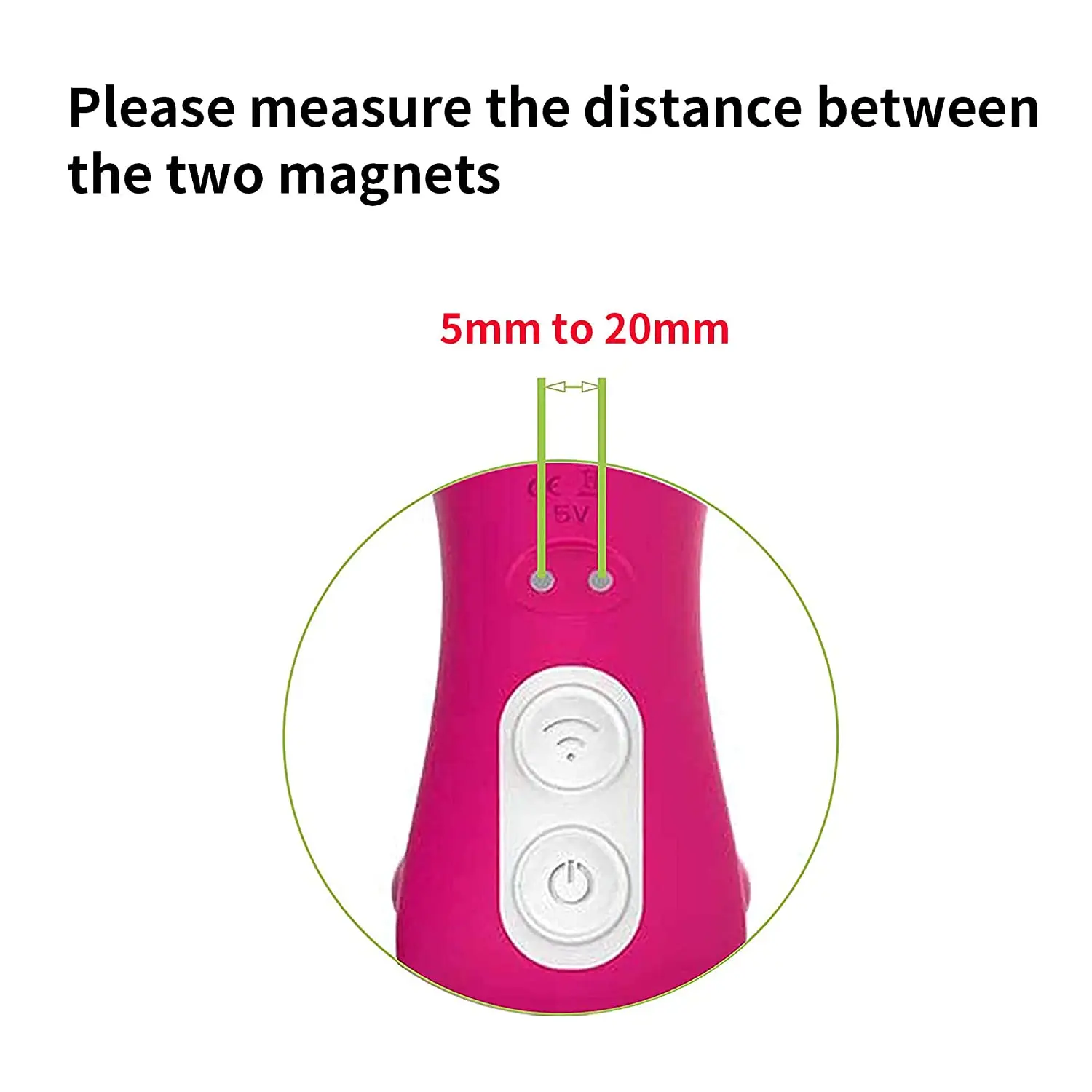 USB Adapter Magnetic DC Charger Cable Cord, Replacement Fast Charging Cable Cord for Massager, Movable Charging Head