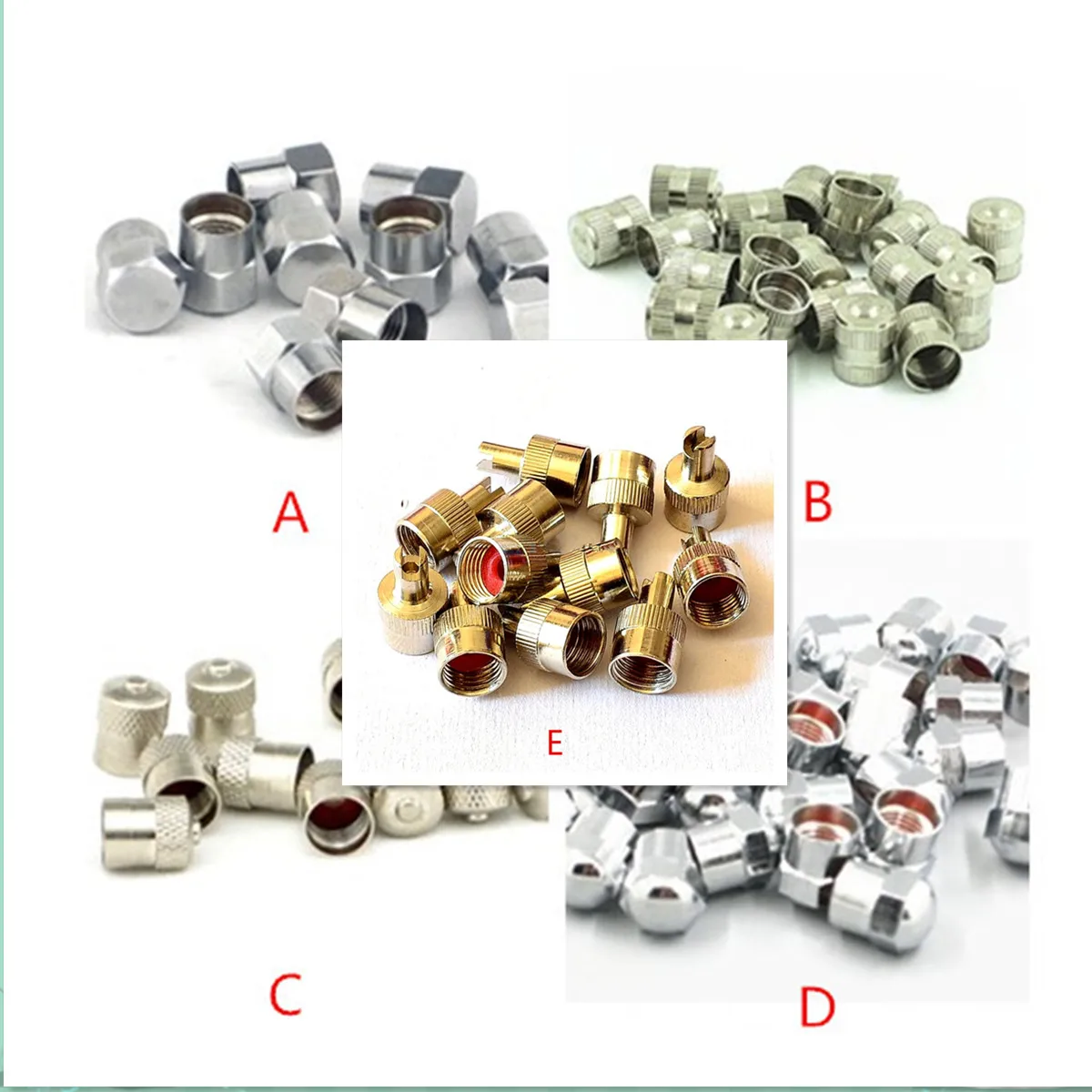 50pcChromeMetalbrassSlottedHeadtireValveStemCapsWithCoreRemoverToolMotorcyleCar.jpg