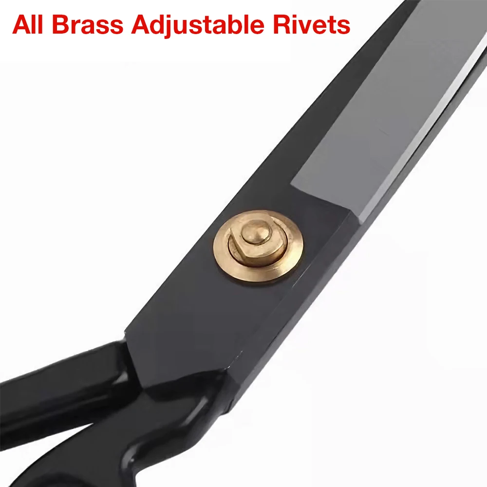 Tailor scissors Professional Heavy Duty for Cutting Fabric Leather Industrial Sharp Sewing for Home Kitchen