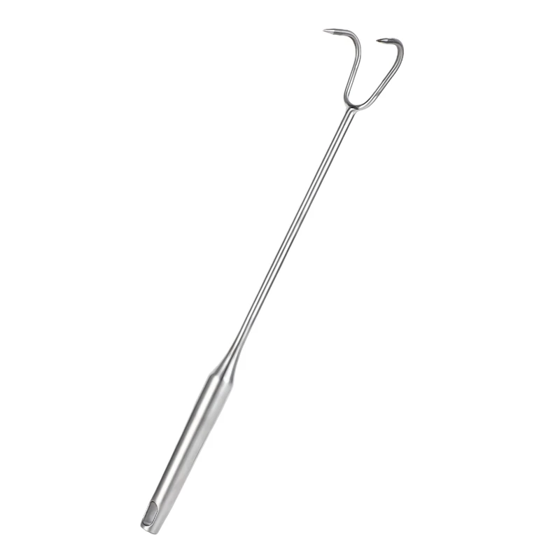Braised Meat Hook Camping Bbq Barbecue Roasting Turner Mat Food Flipper Hooks Stainless Steel Reusable Kitchen Accessory