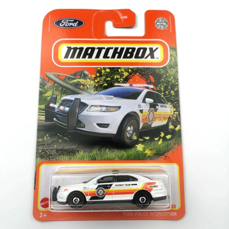 

Автомобили Matchbox, полицейский перехватчик FORD 1/64, коллекция металлических литых металлических изделий, модель Автомобильные Игрушки транспортные средства