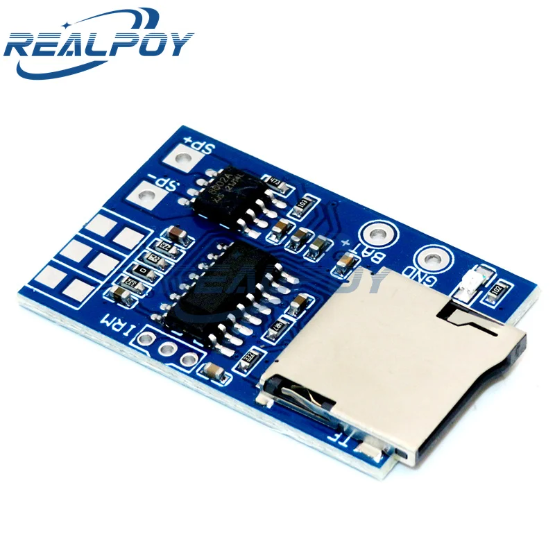 Mp3 Player Circuit 1PCS GPD2846A TF Card MP3 Decoder Board 2W Amplifier Module for Arduino ...