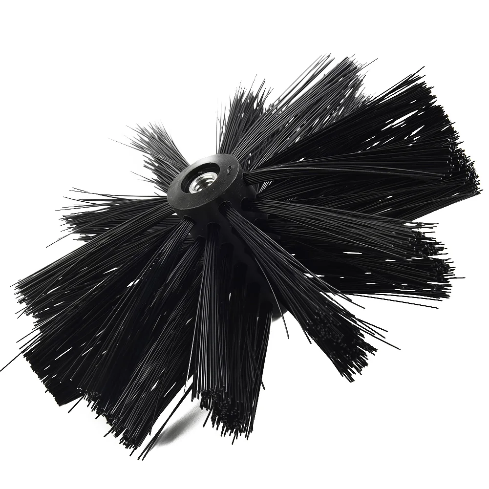 Nylon Chimney Brush 100/150mm M8 Thread Suitable For Cleaning Dryer Duct Chimney Pipe Home Improvement Accessories 1pcs