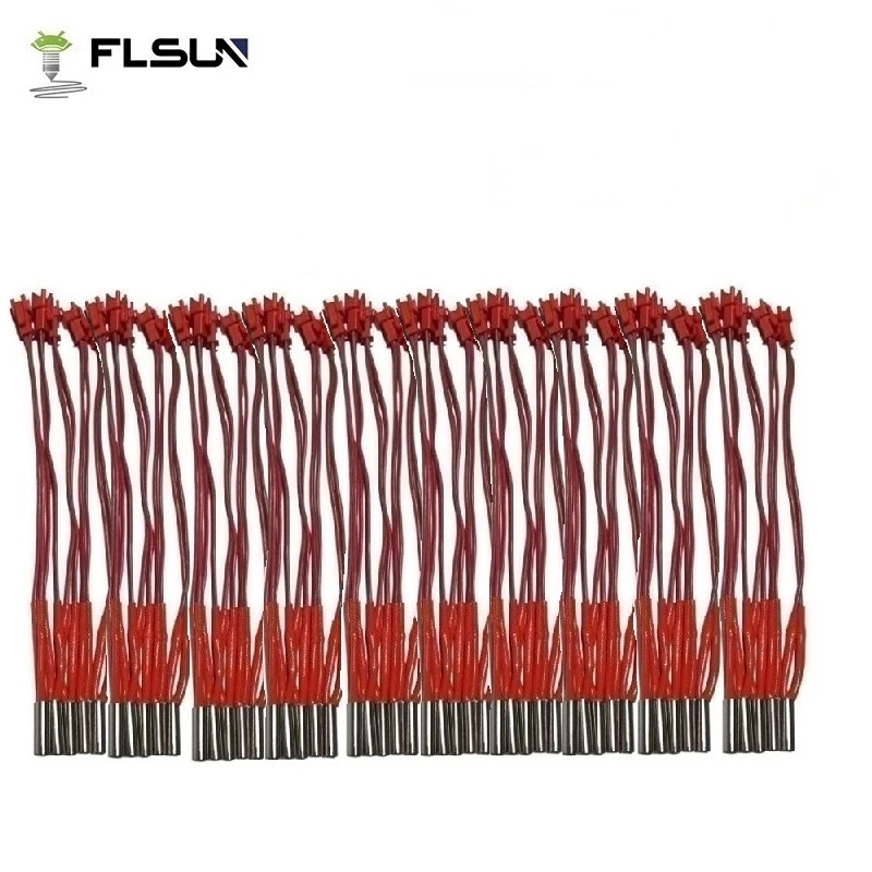 FLSUN Super Racer Q5 Heizung Rohr 3d Drucker Zubehör 24v40w SR Wärme Stange Patrone Heizung Effektor Teile Großhandel
