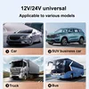 800ml Smart Car Kettle 12V/24V Universal Temperature Adjust Electric Kettle Travel/RV Insulated Kettle With Cigarette Lighter 6