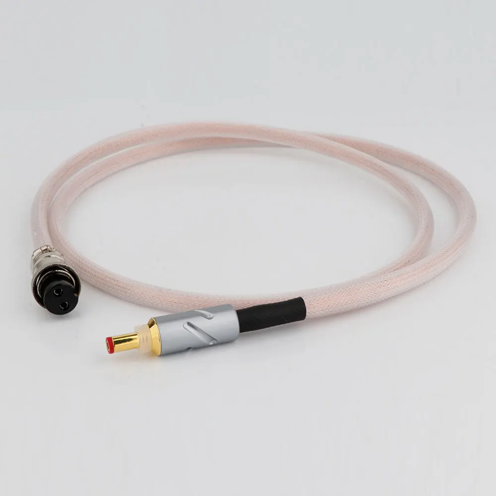 Hifi occ versilberter draht gx16 dc stecker dc kabel lineares stromkabel GX16-2P zu dc 2,5 – Detail 7