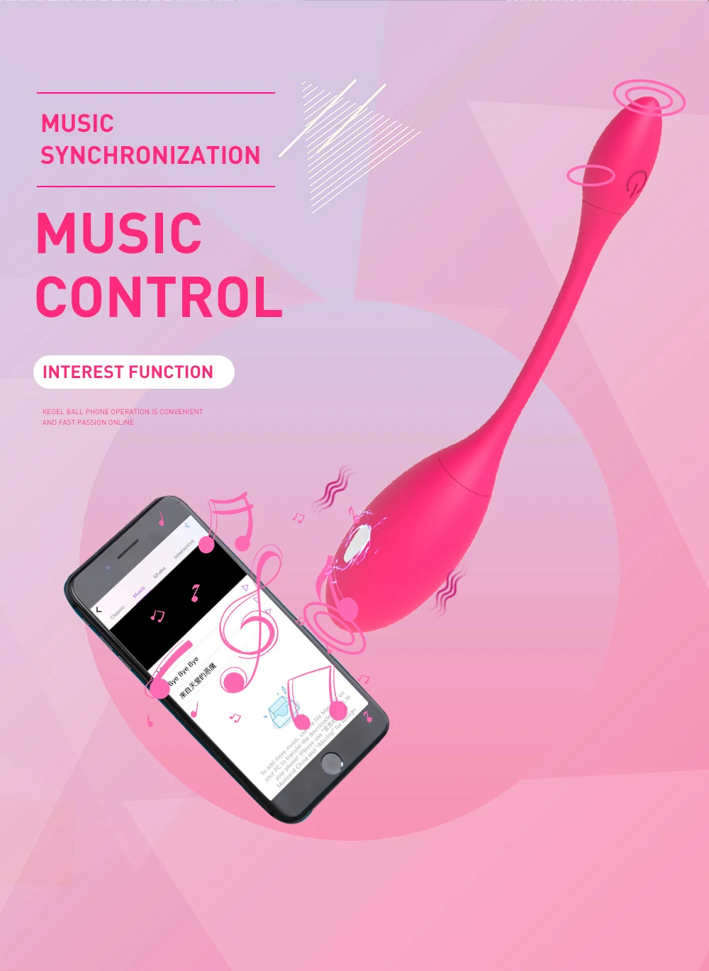 Wireless Remote Control G-Spot Vibrator with App Function