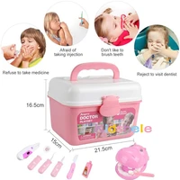 Doctors Set For Kids Medical Toy Real Stethoscope Doctor Suit Medicine Children Doctor Roleplay Costume Dress-Up Birthday Gift 2