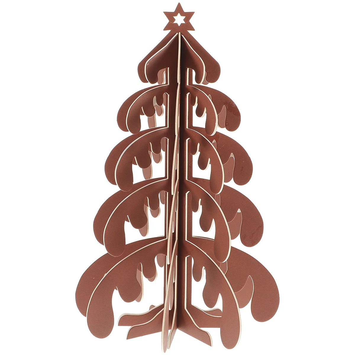 

Decorative Christmas Tree Table Centerpiece 3D Paper Dinner Craft Dining Room Mini