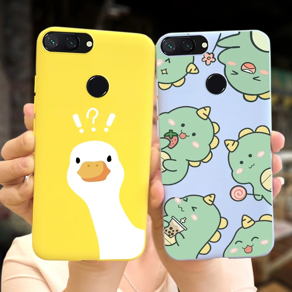 Cute Cat Cartoon Candy Color Soft Silicone TPU Back Cover Case