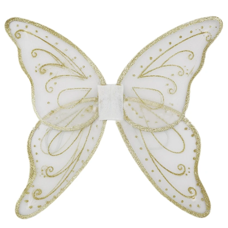 

652F Fairy Wings Dress Up Light Up Wing for butterfly Fairy Wings Halloween Costume Angel Wings Princess Cosplay Costumes Pro