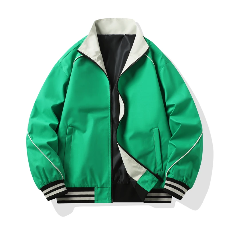 2024 New Listing Fall And Winter Men'S Casual Clothing Loose Fashion Big Drop Shoulder Design High-End Windproof Jacket