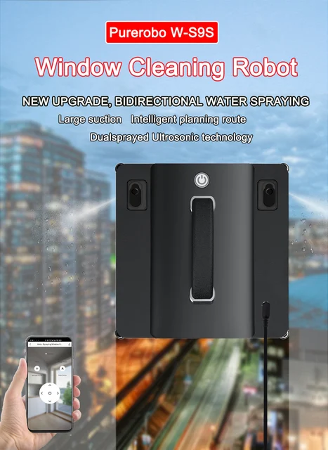 WINBOT950 窓掃除 ロボット 窓ガラスクリーニングロボット W9 WINBOT950 窓掃除 ロボット 窓ガラスクリーニングロボット W9