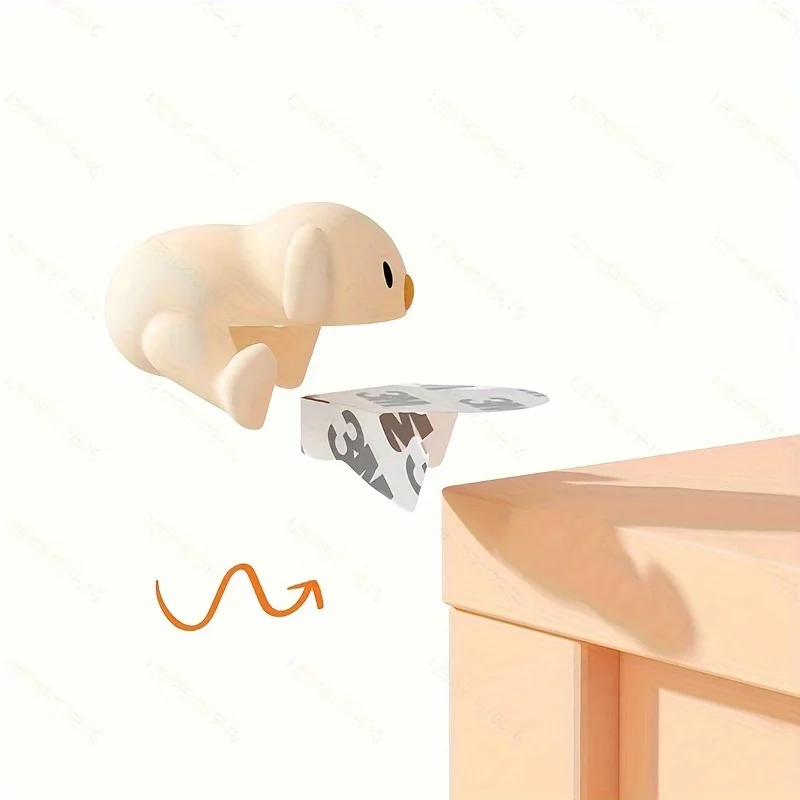 4pcs Desktop Anti-collision Corner Protective Case Silicone Material Corner Table Corner Anti-collision Corner Protection