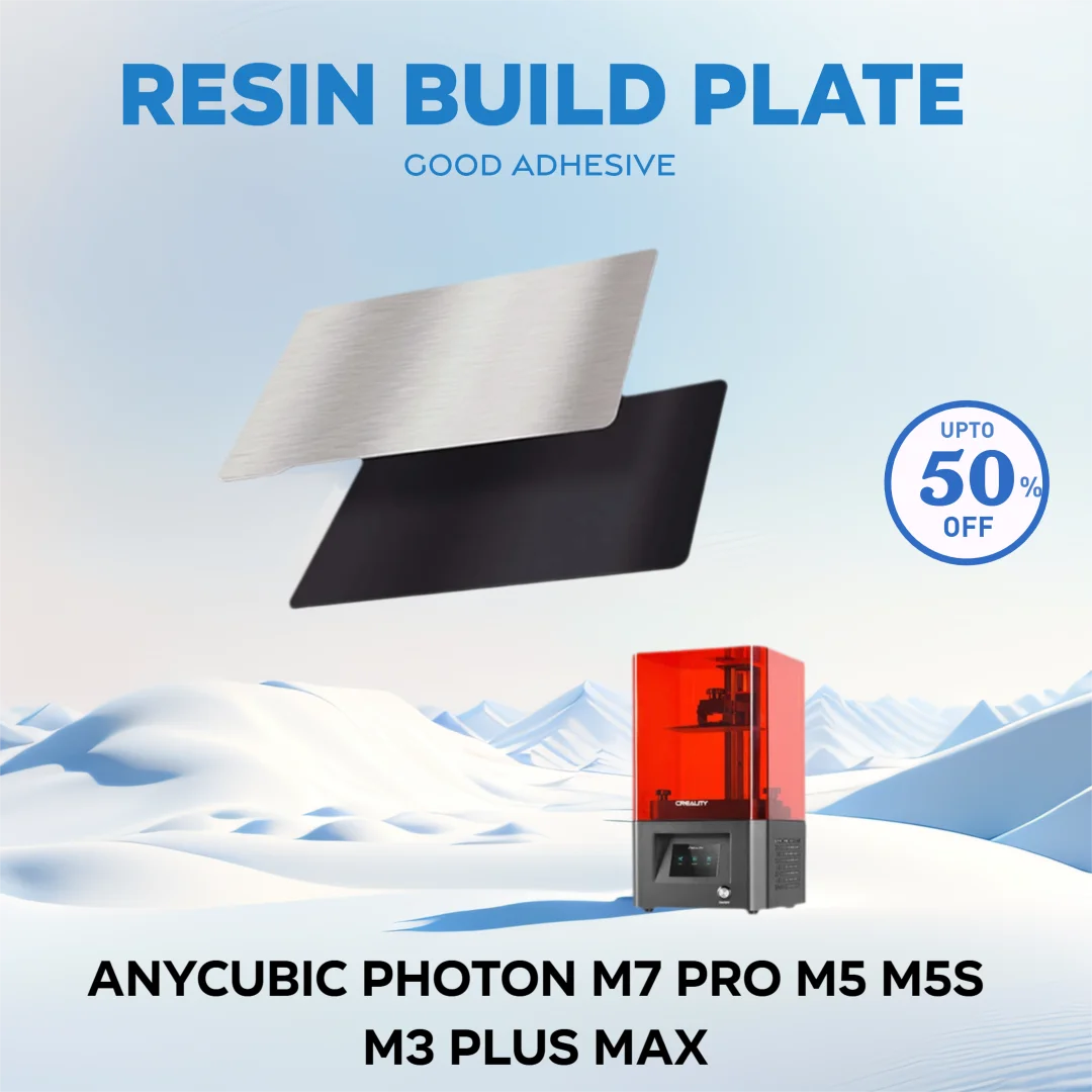 Federstahl-Harz-Bauplatte für Anycubic Photon M7 Pro/M7 Max, Mono 2/4, Photon S/D2 Resin 3D-Drucker Flex-Bed