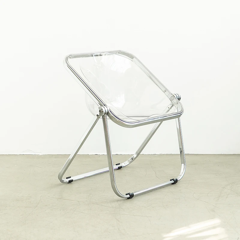 

Office Nordic Dining Chairs Plastic Modern Transparent Bedroom Dining Chairs Acrylic Nail Comfortable Sillas Library Furniture