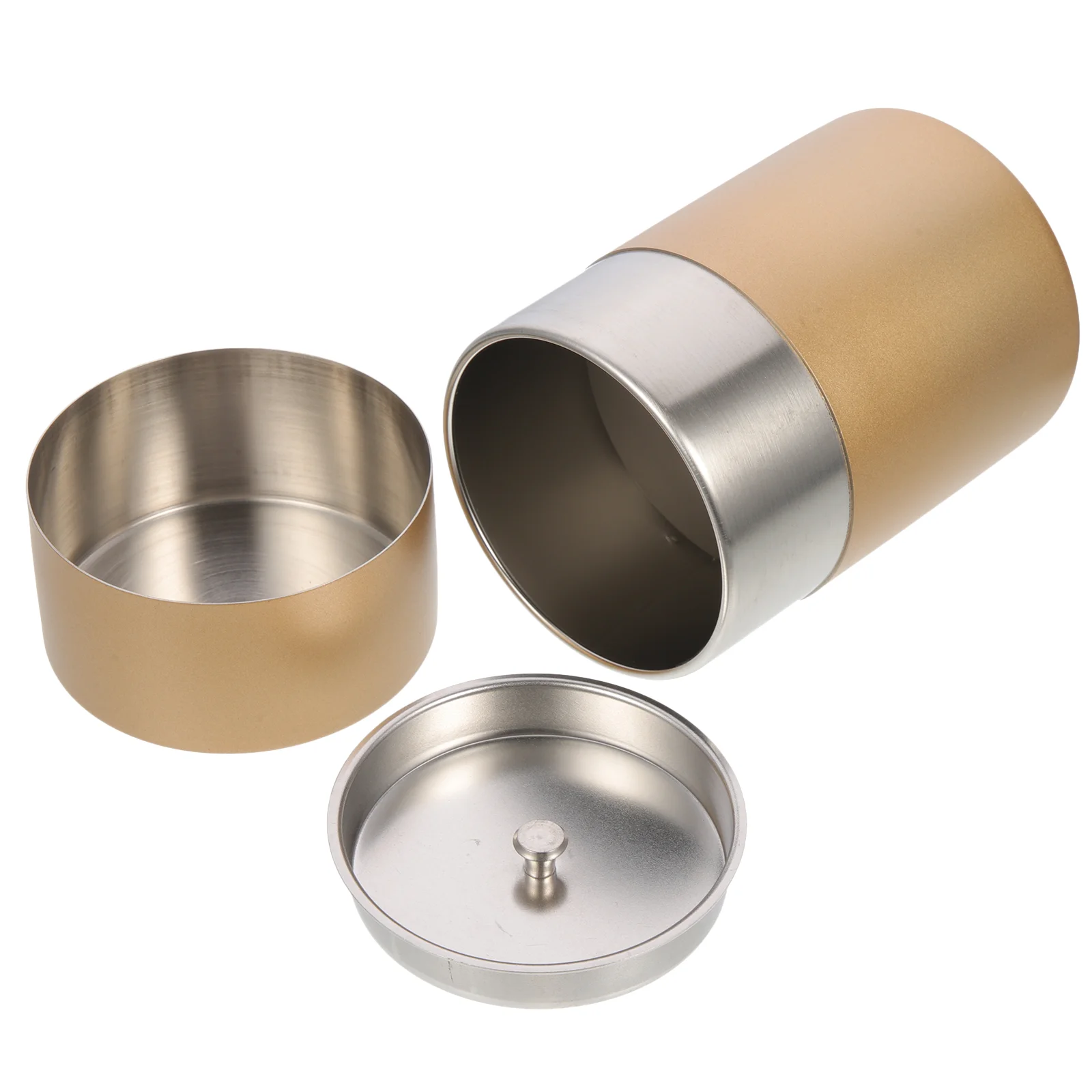 

Household Tea Jar Tea Bag Storage Jar Metal Tea Tin Tea Storage Holder Small Tea Container Tea Tin