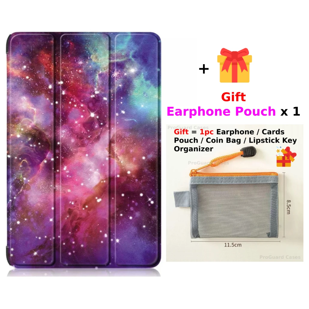 Premium Trifold Magnetic Stand PU Leather Tablet Cover