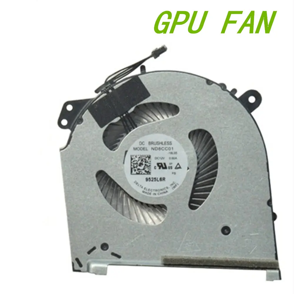 Computer CPU Cooling Fans For HP OMEN Air 15-dh0161TX 15-DH TPN-C143 L64445-001 ND8CC01 -18L04 -18L05-18L06-18L07 12V Cooler Fan