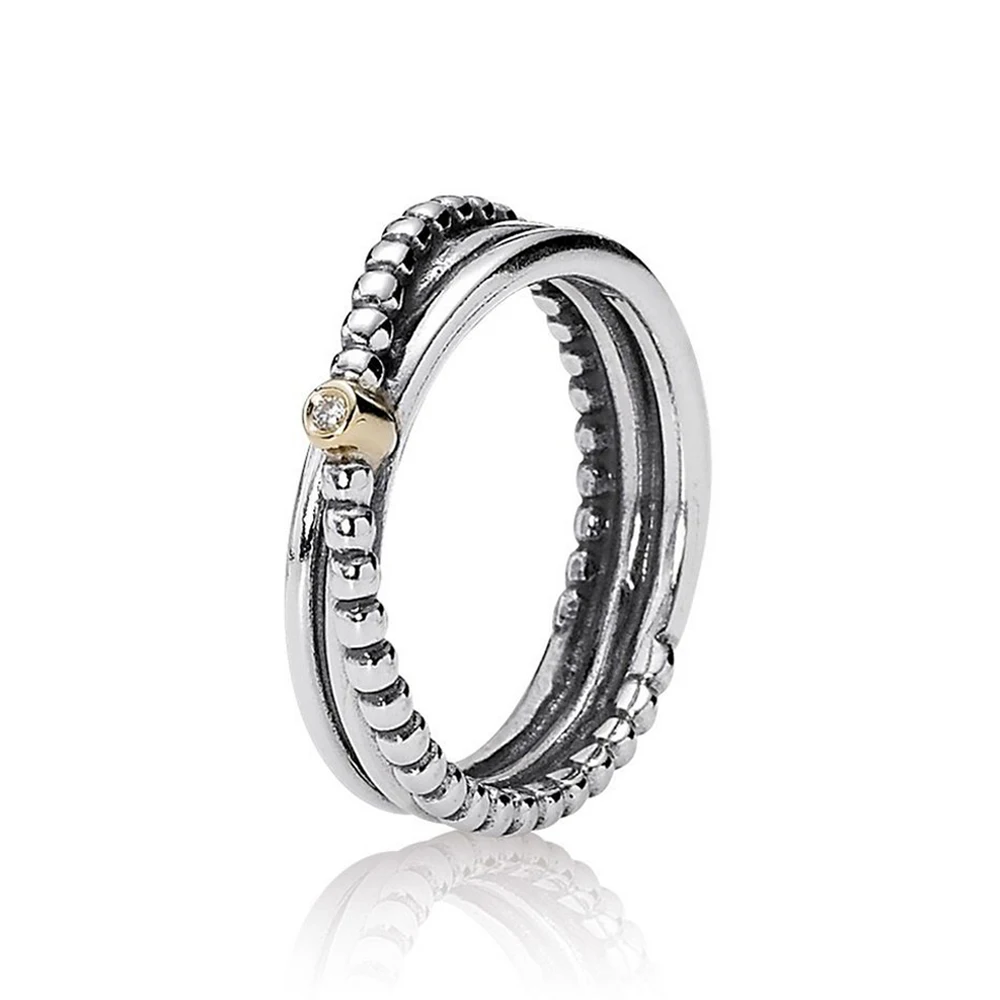 

Authentic 925 Sterling Silver Rising Star Fashion Ring For Women Gift DIY Jewelry
