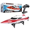 35km/H HJ806 2.4G High-Speed Remote Control Racing Boat With Water Cooling System /High Speed R/C boat Children Model Toys 2