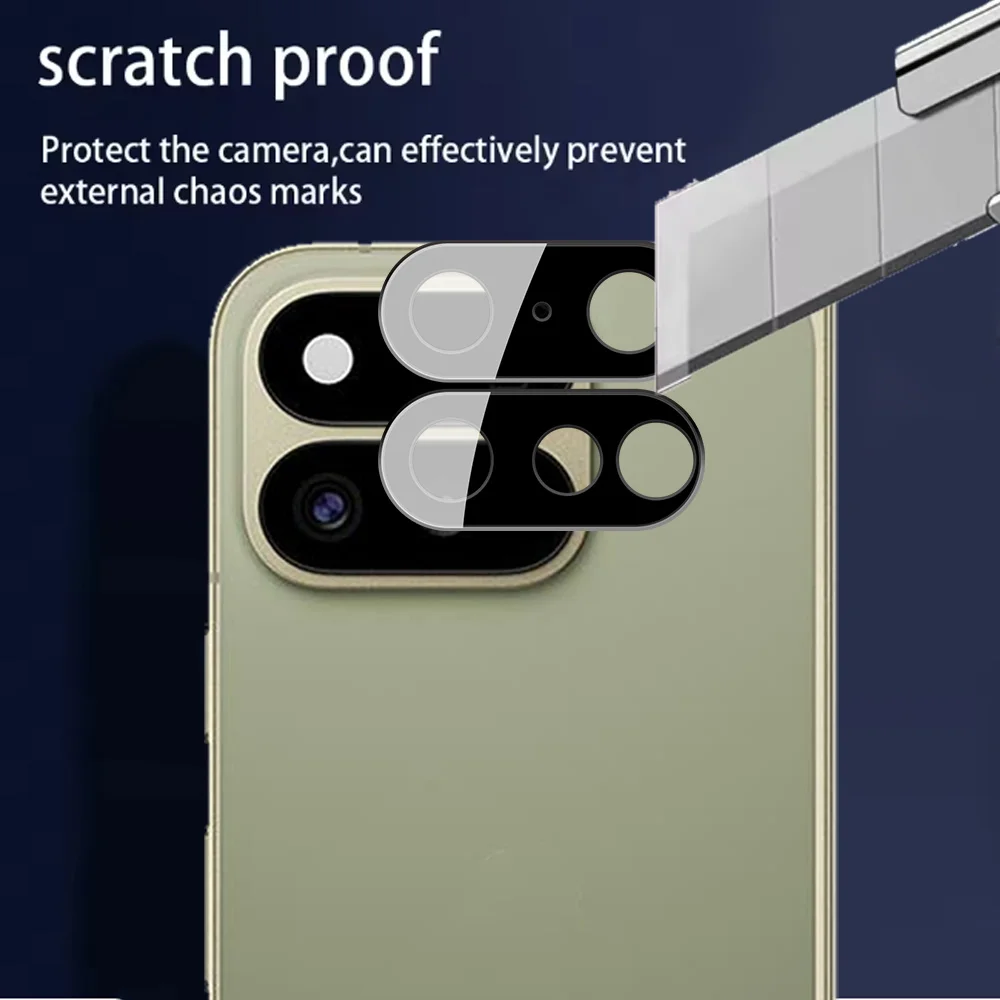 3D Full Screen Camera Glass Anti-Fall Lens Protector - 2 Pack