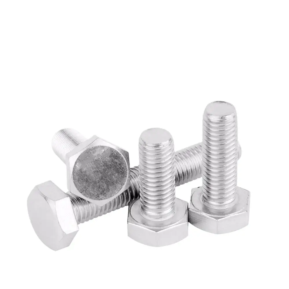 【Exclusive】 5-100Pcs/Lot Aluminium Alloy M5M6M8M10M12M16 Hexagon Bolt Din933 Mountain Bike Antirust Hexagonal Screw.