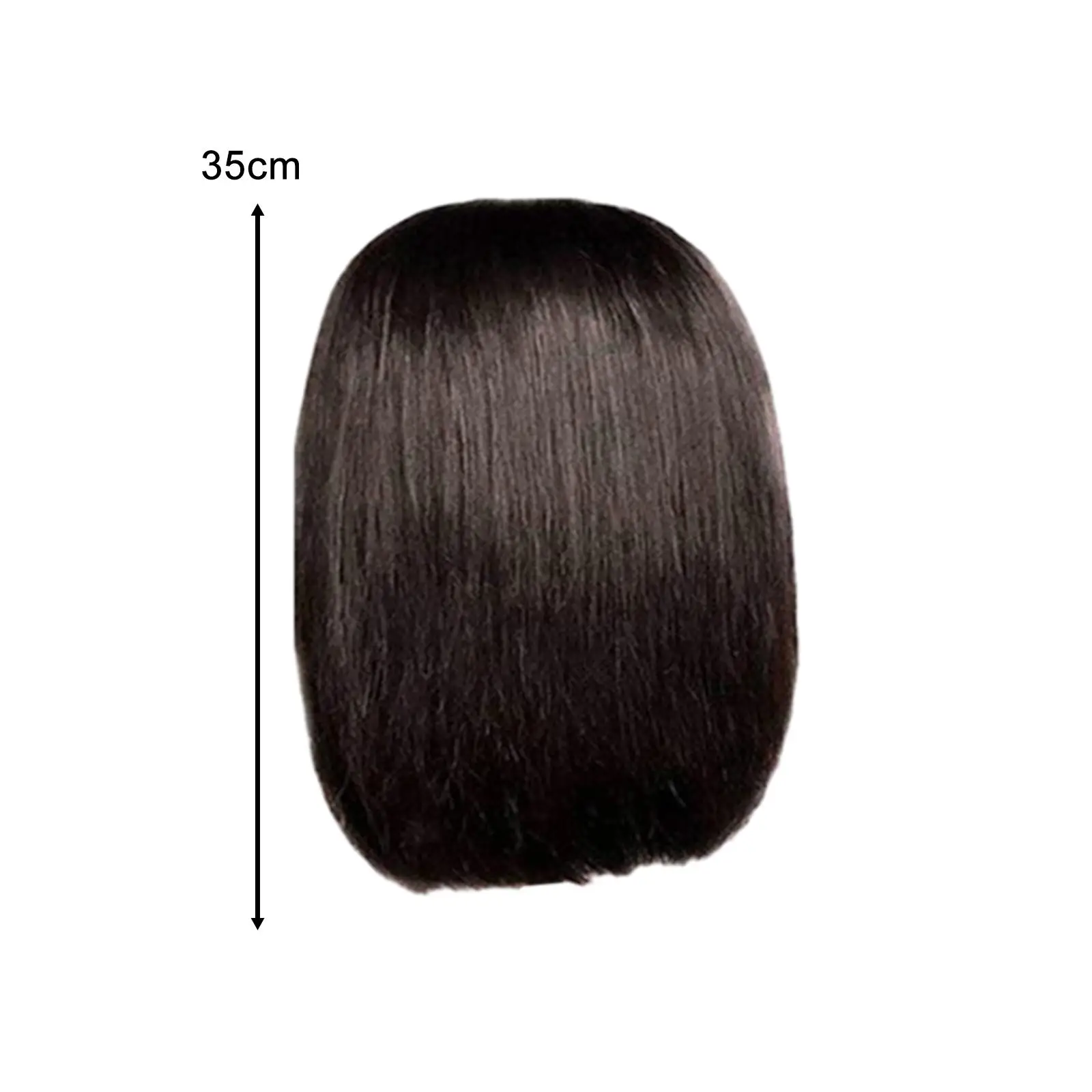 Straight Short Bob Wig Short Bob Wig Easy to Use Breathable Wear and Go Natural Bob Wig Short Hair Wig for Party