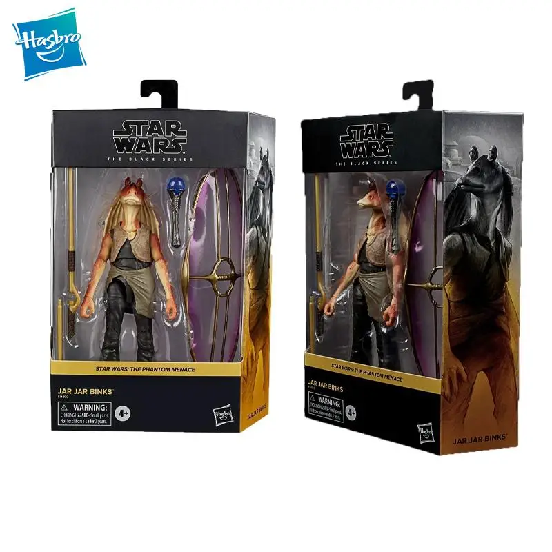 

Hasbro Star Wars Movies Jar Jar Binks Action Figure Model Toy 6in Original Action Figure Toy Christmas Gift Send boys and gir