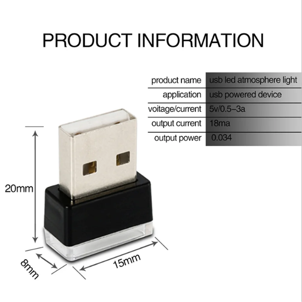 Mini Led Car Light Usb Atmosphere Lights Per Volkswagen Vw 6.0 Eos 2.0 Fs 07 Eos 2.0 Tf Phaeton