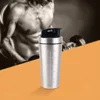 500/750ml Stainless Steel Protein Powder Shaker Bottle Leak Proof Water Bottle for Gym Fitness Sport Whey Shakes Cup