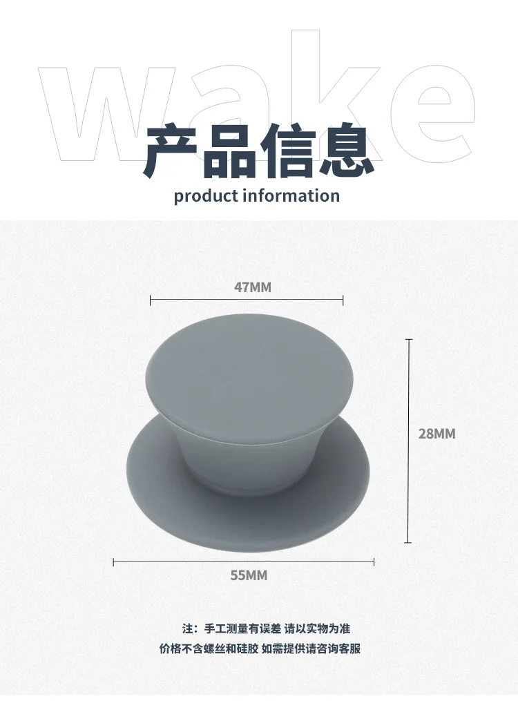 2X(Couvercle de PoignéE de Casserole en Silicone éPaissi Couvercle  D'Isolation9)