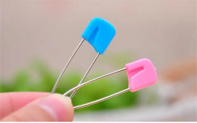 Spille Da Balia Per Pannolini 50 Pezzi - 40mm, Plastica E Acciaio, Per Neonati E DIY - Foto 9