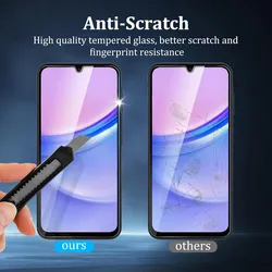 Universal 4 - in - 1 Tempered Glass Screen Protector and Lens Film Set - High Definition
