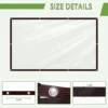 Clear Tarps Heavy Duty Waterproof with Grommets Plant Cover Freeze Protection Frost Plastic Sheeting Rain Tarps Greenhouse 4