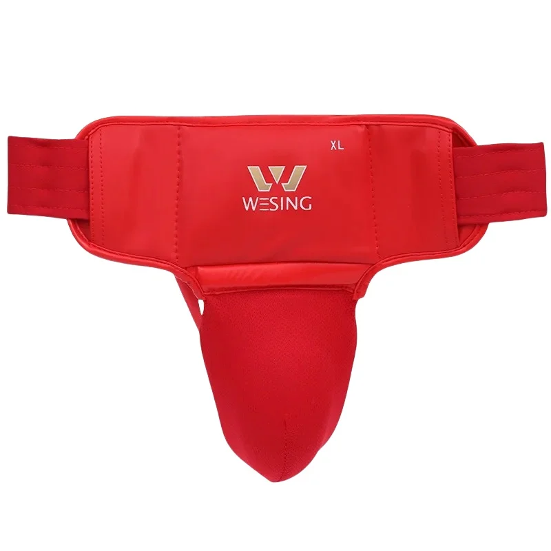 Wesing Boy Men Male Muay Thai Groin Guard Jockstrap MMA Martial Art Kickboxing Crotch Protector Training Protective Equipment EO