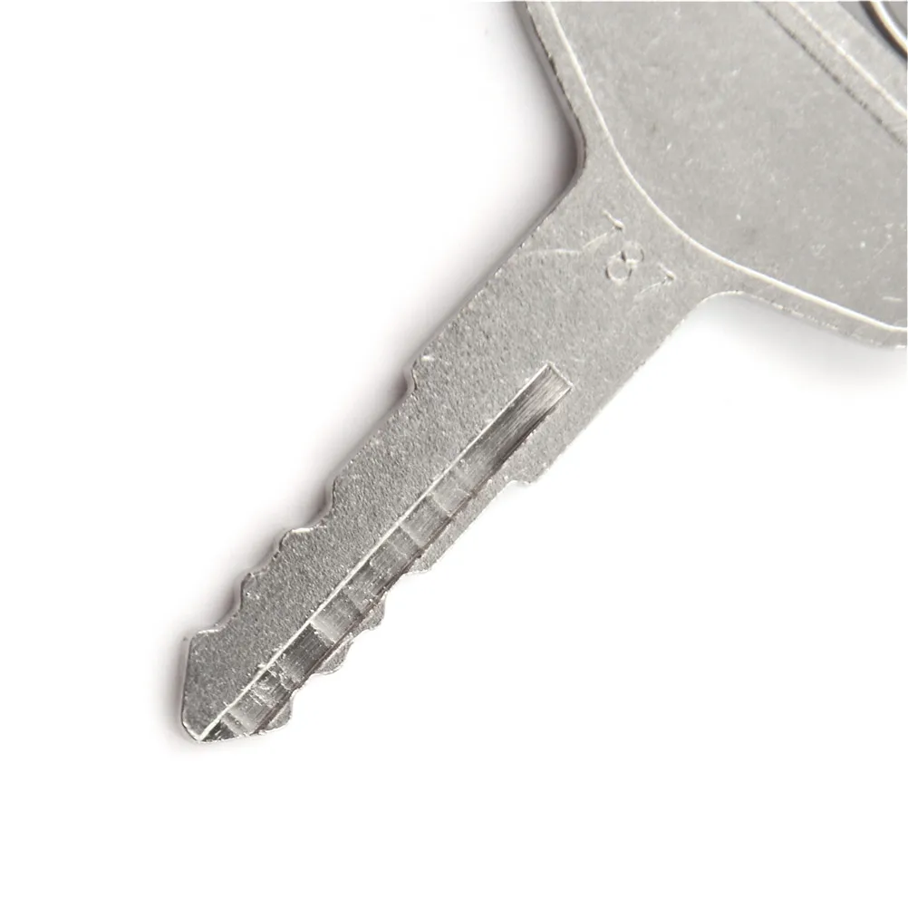 1pc Equipment Tractor Plant Key Excavator Loader Starter Replacement For Komatsu 787 Stainless Steel 55mm