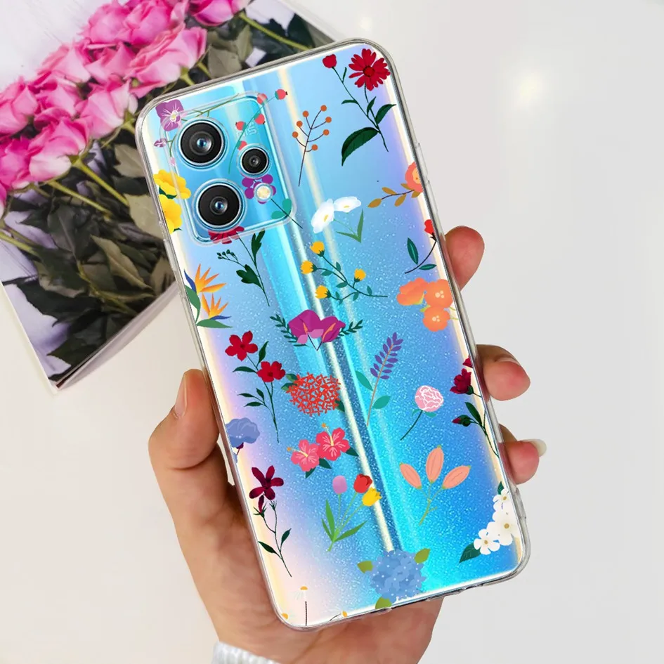 Fashion Flower Silicone Soft TPU Bumper Phone Case
