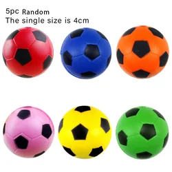Soccer-Themed Bouncy Toy Balls (5pcs random)
