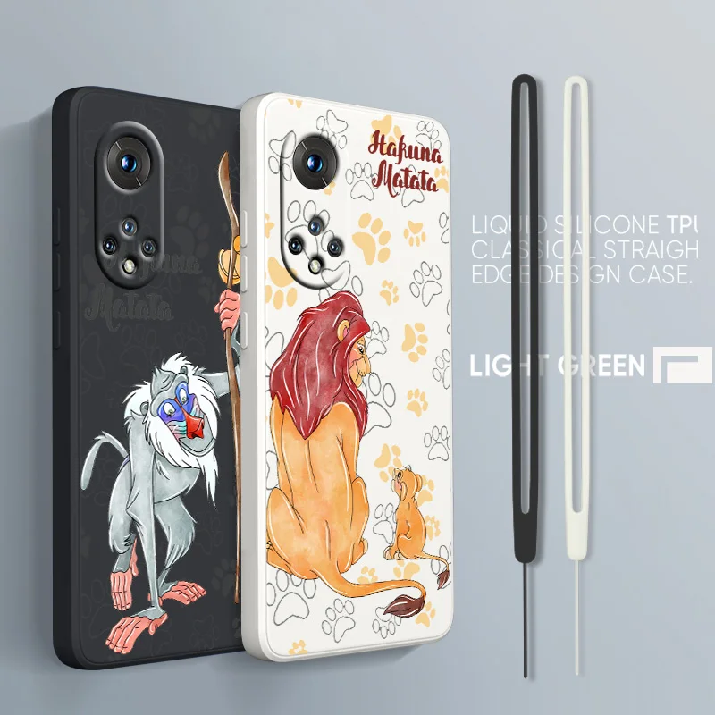 

Simba Disney Lion King Cute For Honor X7 X8 60 50 30 20 X20 10X Pro Plus Lite Liquid Rope Candy Cover Phone Case