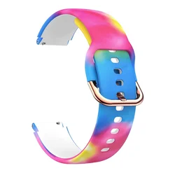 Sport Silicone Smart Watch Wrist Strap, 18mm Watchband Bracelet for Garmin Move 3S (N)
