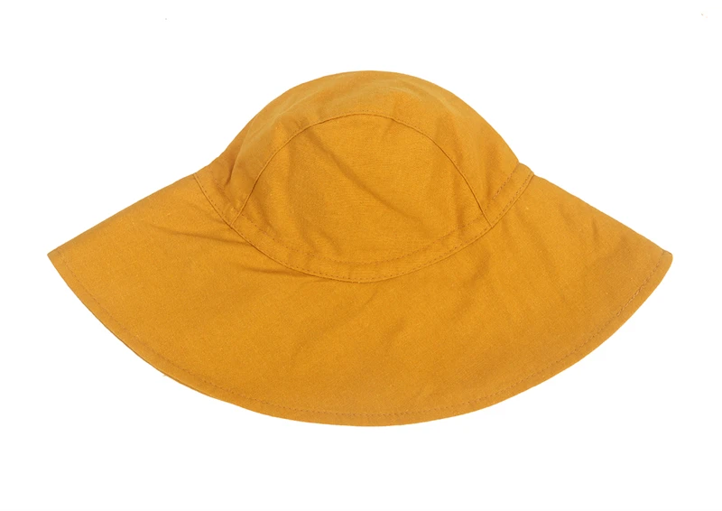 Kids Cotton Bucket Hat - UV Protection Summer Beach Cap